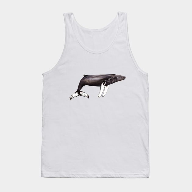 Humpback whale Tank Top by chloeyzoard